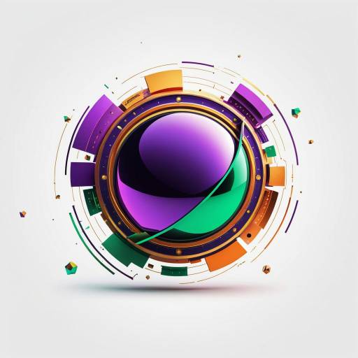 Futuristic Financial Technology Abstract Sphere