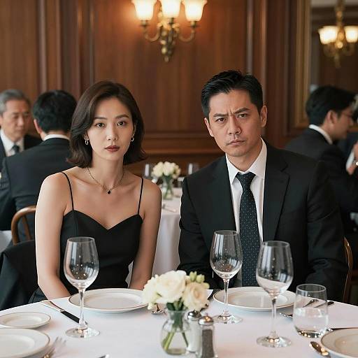 Elegant Dinner: A Captivating Restaurant Scene