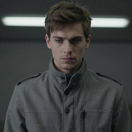 Moody Portrait of a Young Man