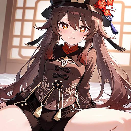 Hu Tao in Official China Dress