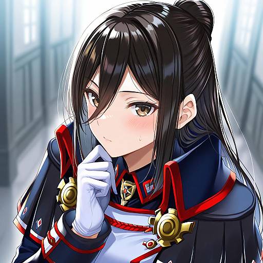 Illustration of Morag ladair (xenoblade), xenoblade chronicles (series) in the style of Kakao (chocolate land)