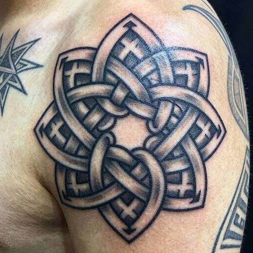 Intricate Celtic Knotwork Tattoo Design
