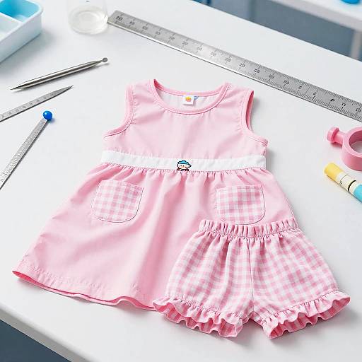 Macro Scientific Shot with Kids' Outfit