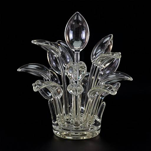 Mythic Gaokerena Glass Sculpture