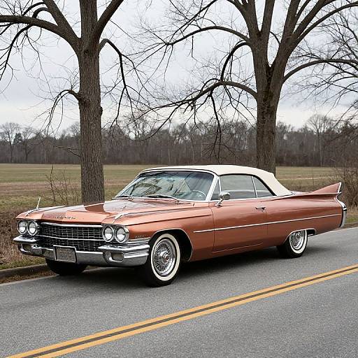 Classic Copper Cadillac Eldorado Convertible
