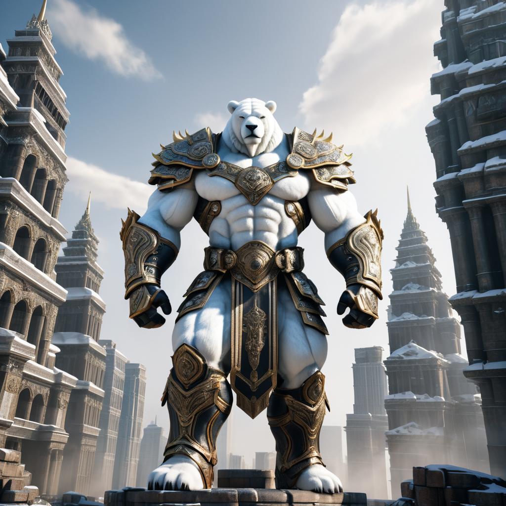 Epic Titan Polar Bear God of Strength