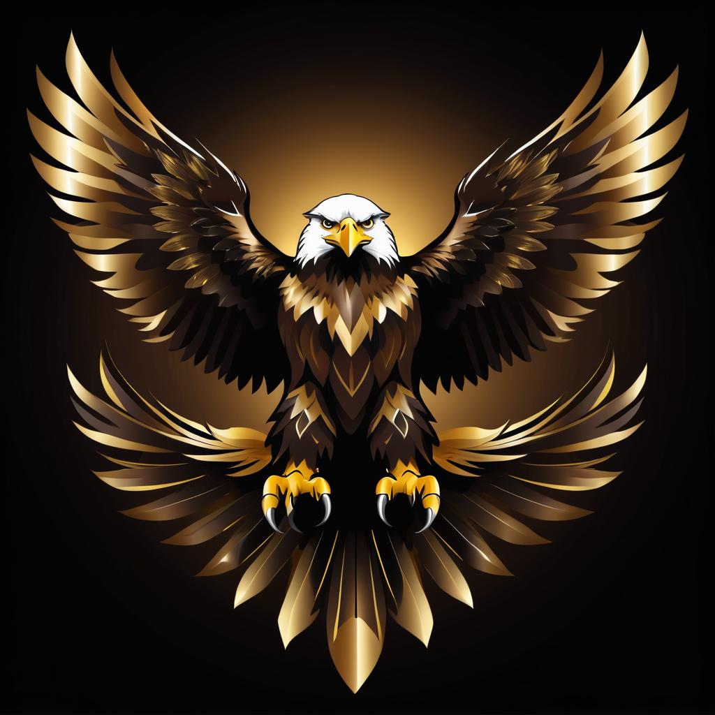 Majestic Eagle Vector Art Design