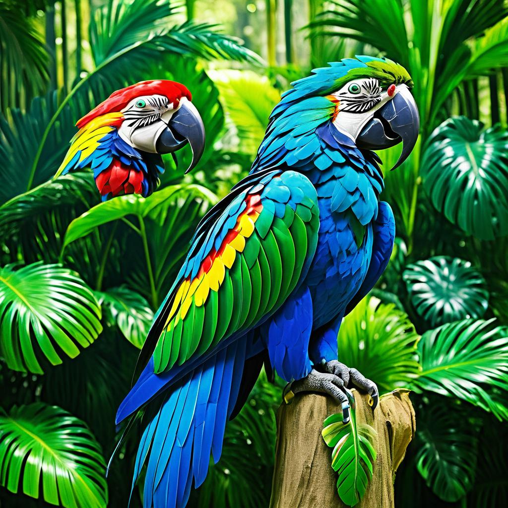 The Majestic Macaw: Ambassador of Rainforest