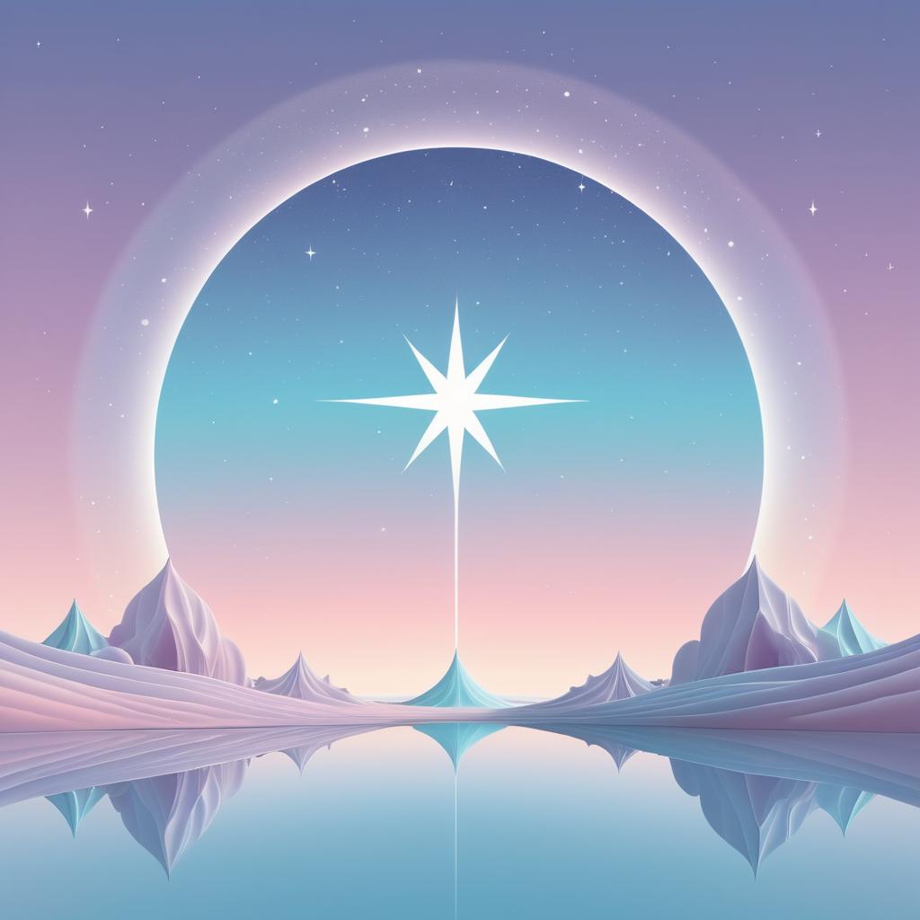 Dreamy Surreal Star Illustration Design