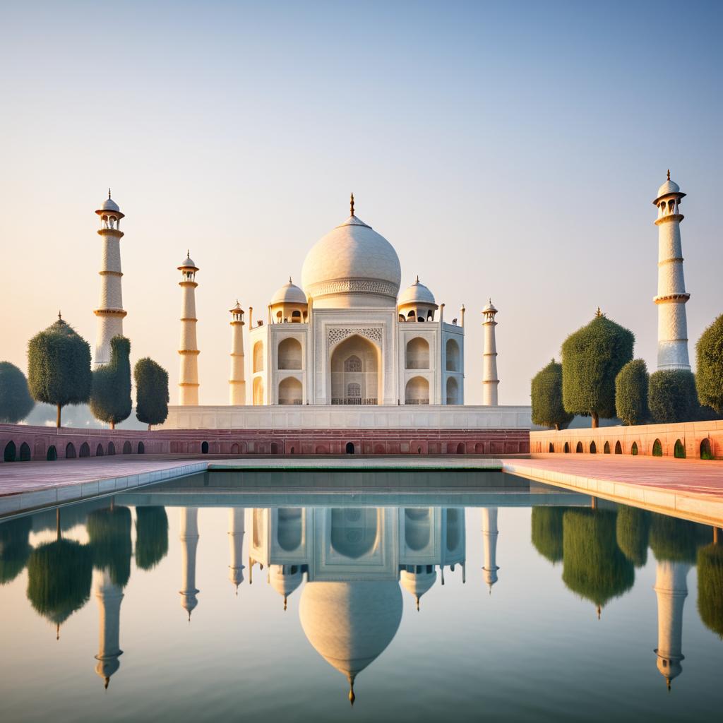 Hyperrealistic Taj Mahal Reimagined