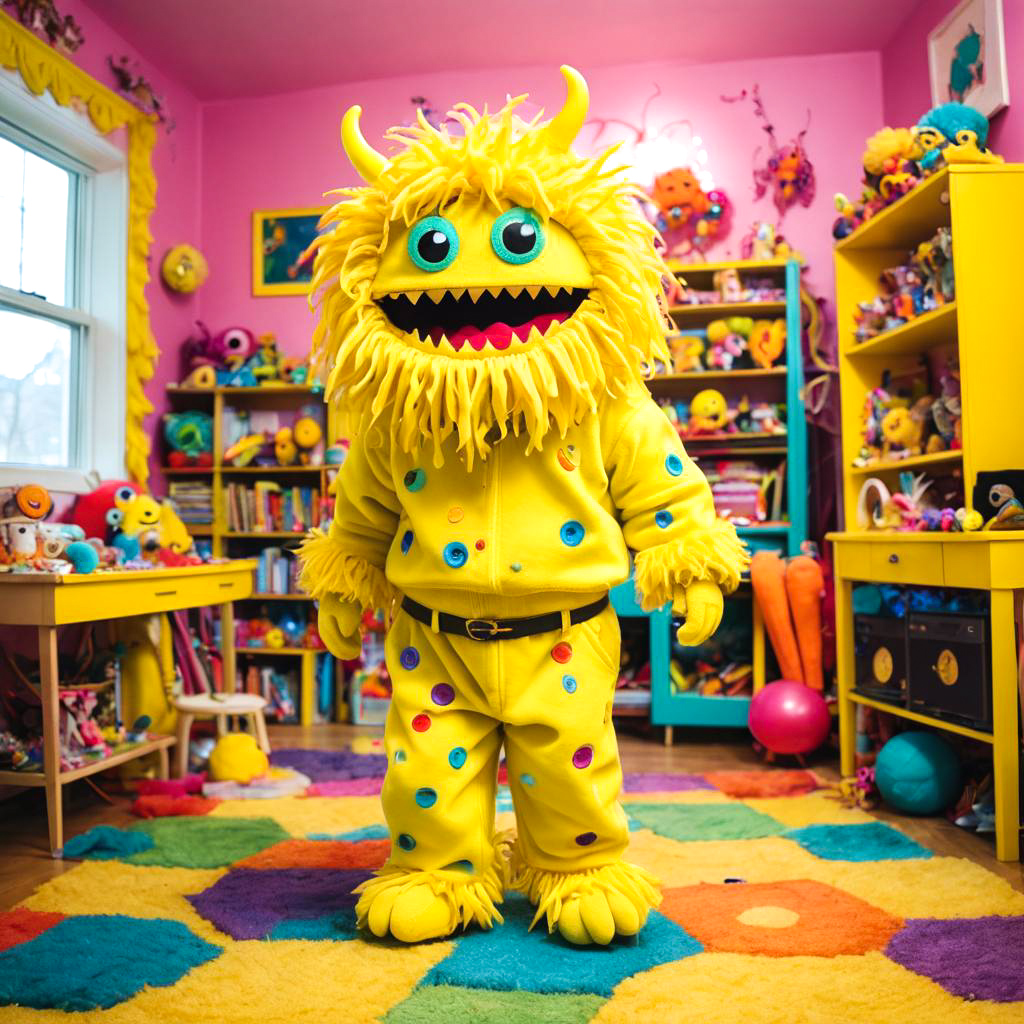 Cozy Monster in Bright Playroom Style