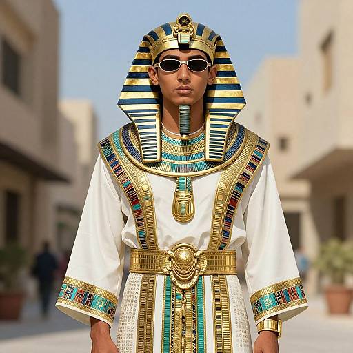 Modern Egyptian Male Fashion Portrait