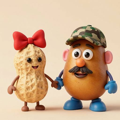 Stop Motion Peanut and Potato Duo