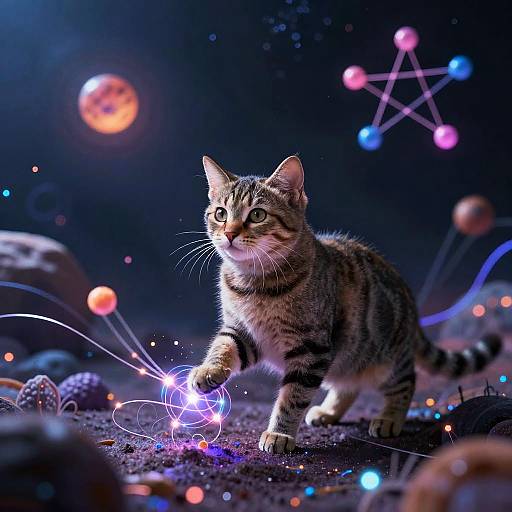 Cat Exploring Cosmic String Theory