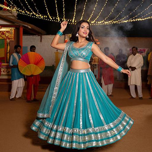 Modern Indian Fusion Dress Celebration