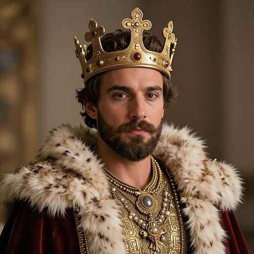 Regal King Costume Portrait