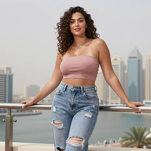 Radiant Summer Fashion in Dubai Marina