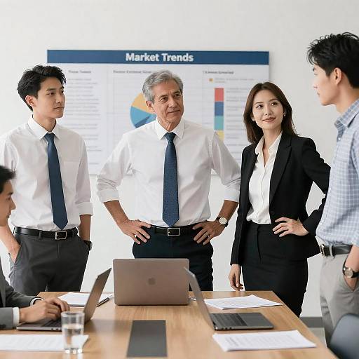 Dynamic Business Meeting in Progress