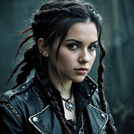 Dark Fantasy Portrait of a Female Pirate