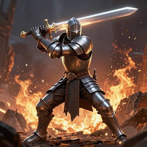 Heroic Warrior 3D Character Design