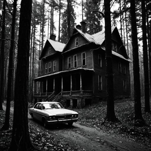 Mysterious Noir Escape in the Woods