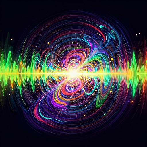 Neon Buzz Filter Sound Waves