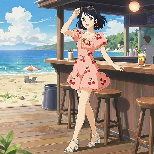 Playful Summer Style at Beach Bar