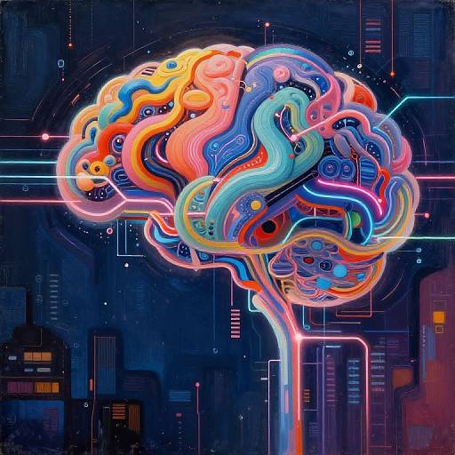 Intricate AI Neural Network Art