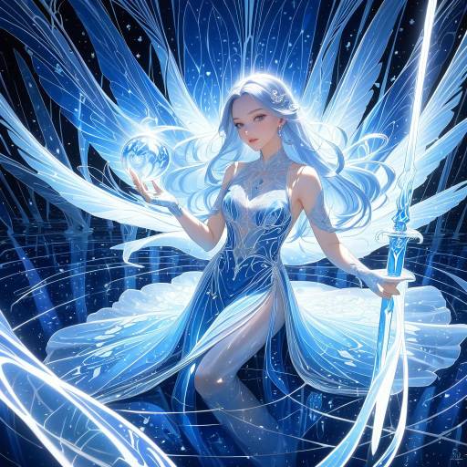 Ethereal Lady on Crystal Waters