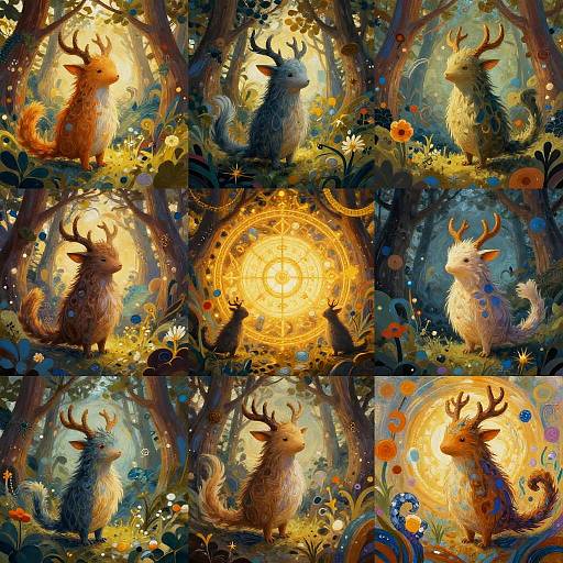 Whimsical Fantasy Collage Generator