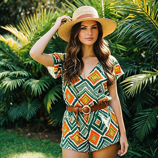 Bright Summer Vibes: Colorful Romper Style