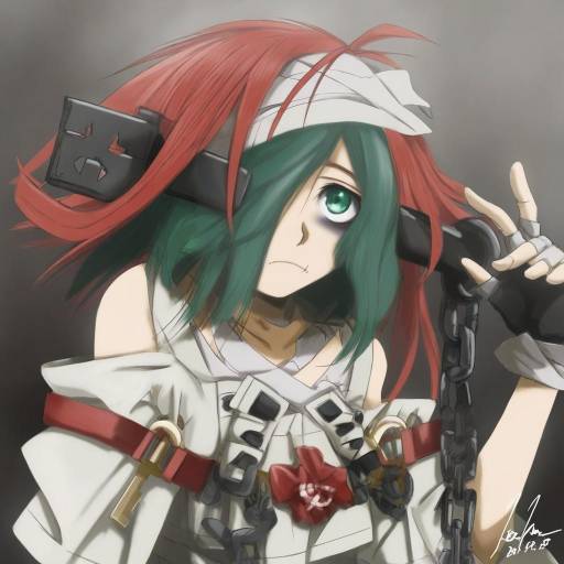 Illustration of A.b.a, guilty gear in the style of Kem kem