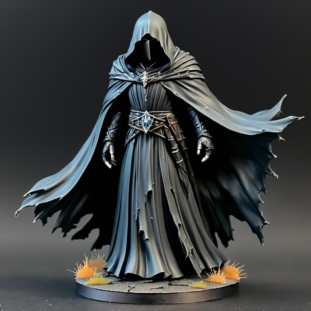 Eerie Wraith in Tattered Cloak