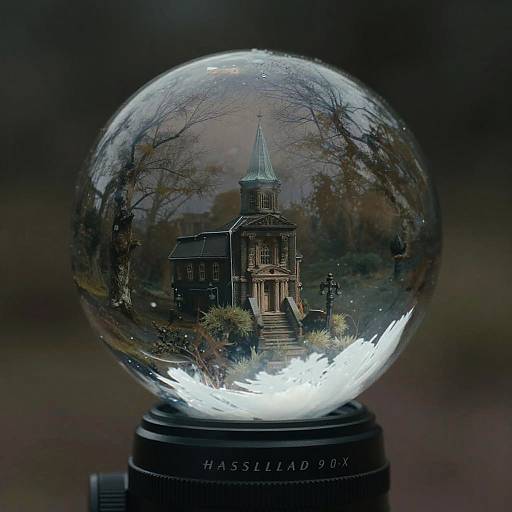 Thomas Cole Fantasy Glass Sphere