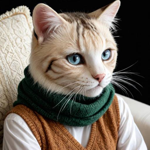 Icy Gaze of a Snow Bengal Cat Icy Gaze of a Snow Bengal Cat