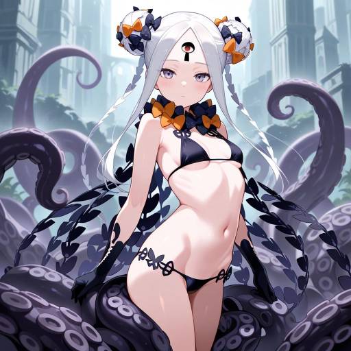 Elegant Cowgirl with Ancient Ruins