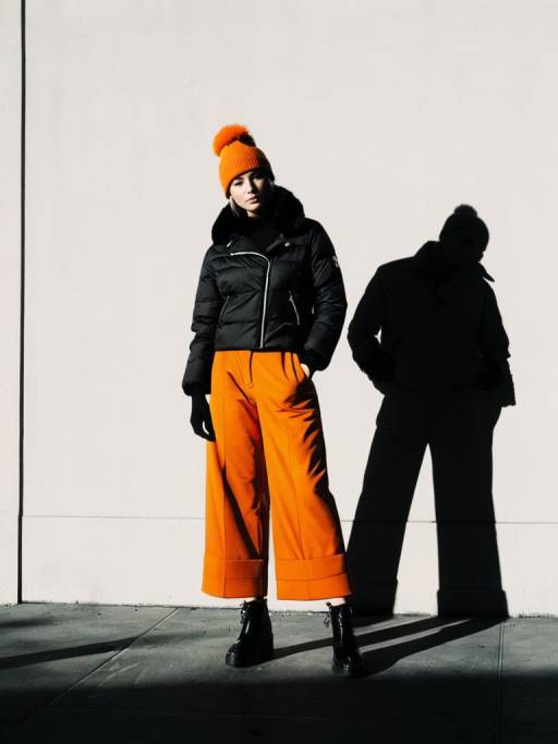 Chic Winter Fashion: Pastel Pink Ensemble