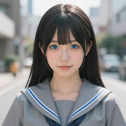 Photorealistic Cosplay Portrait of Rin Okumura