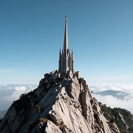 Upside Down Mountain Peak Spire