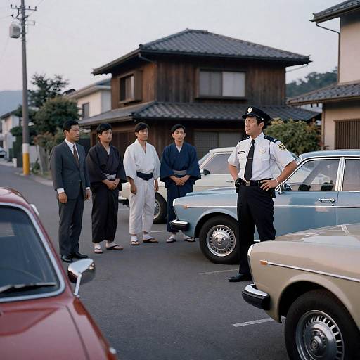 1960s Japanese Urban Street Scene
