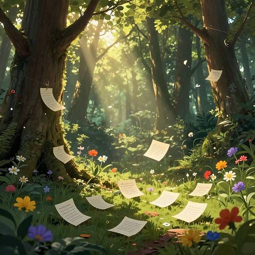 Serene Forest of Inspired Ideas