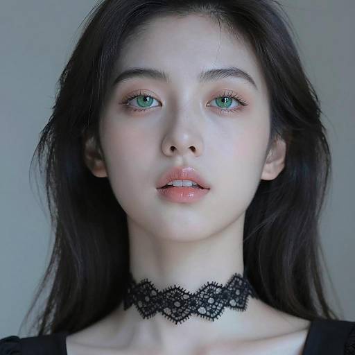 Enchanting Portrait of a Young Woman