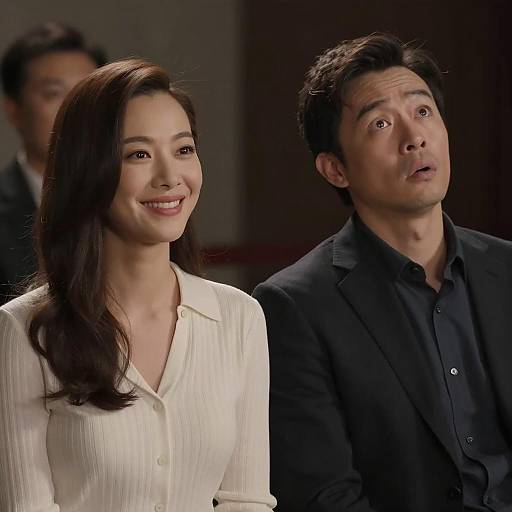 Romantic Portrait in Dim Light