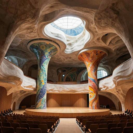 Futuristic Zumthor-Inspired Concert Hall