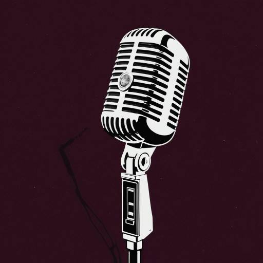 Andy Warhol Style Classic Vinyl Microphone Artwork