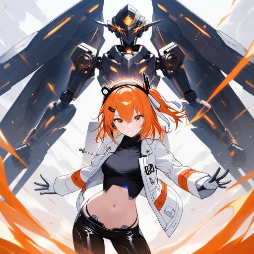 Android Cowgirl in Celestial Void