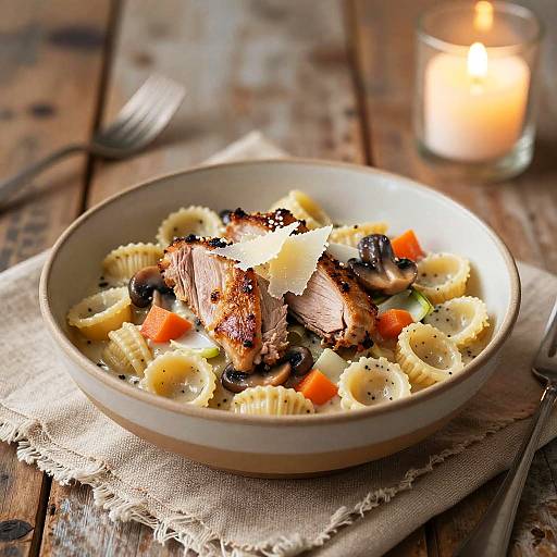 Orecchiette Pasta with Seared Duck Breast