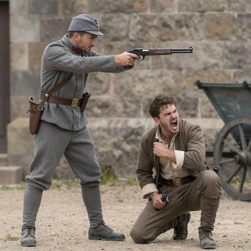 Dramatic Confrontation at Stone Wall