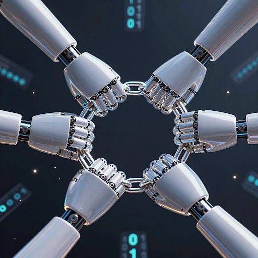 Translucent Robotic Hands Linking AI