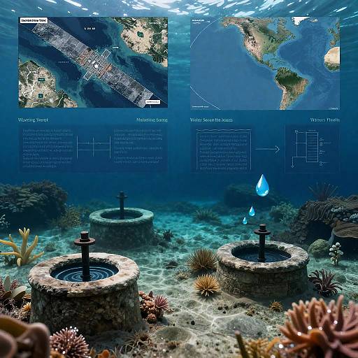 Oceanic Water Security Seascape Backdrop